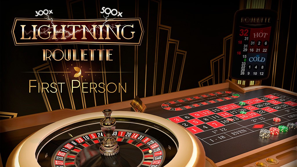 First Person Lightning Roulette de Evolution Gaming