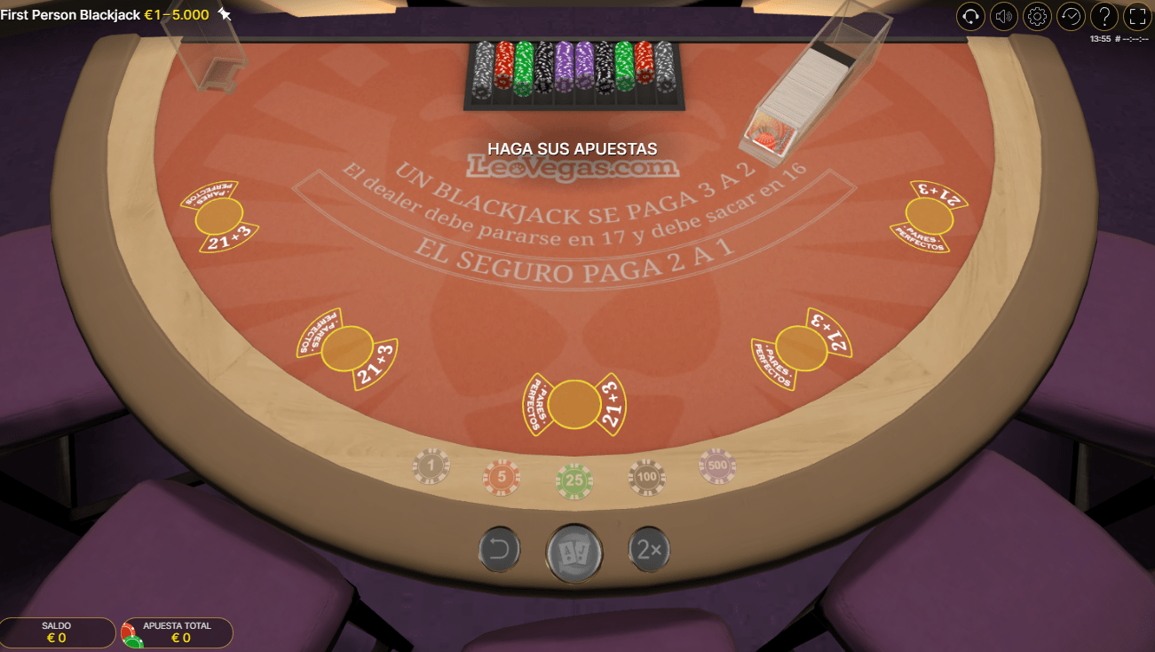 First Person Blackjack España